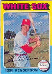 1975 Topps Baseball Cards      059      Ken Henderson